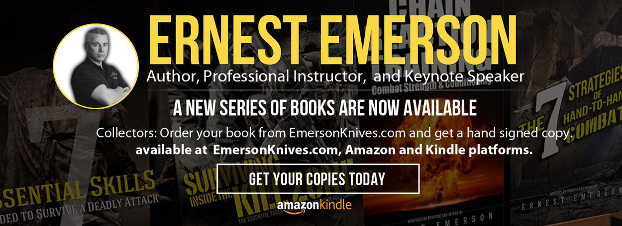 Autographed Books by Ernest Emerson