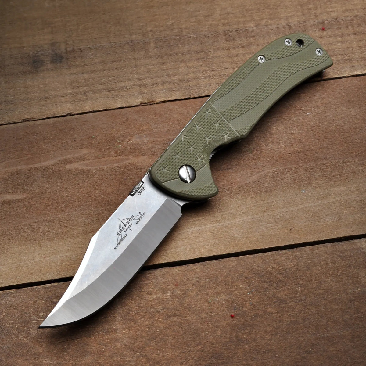 All American Bowie SF OD Green Flag Handles