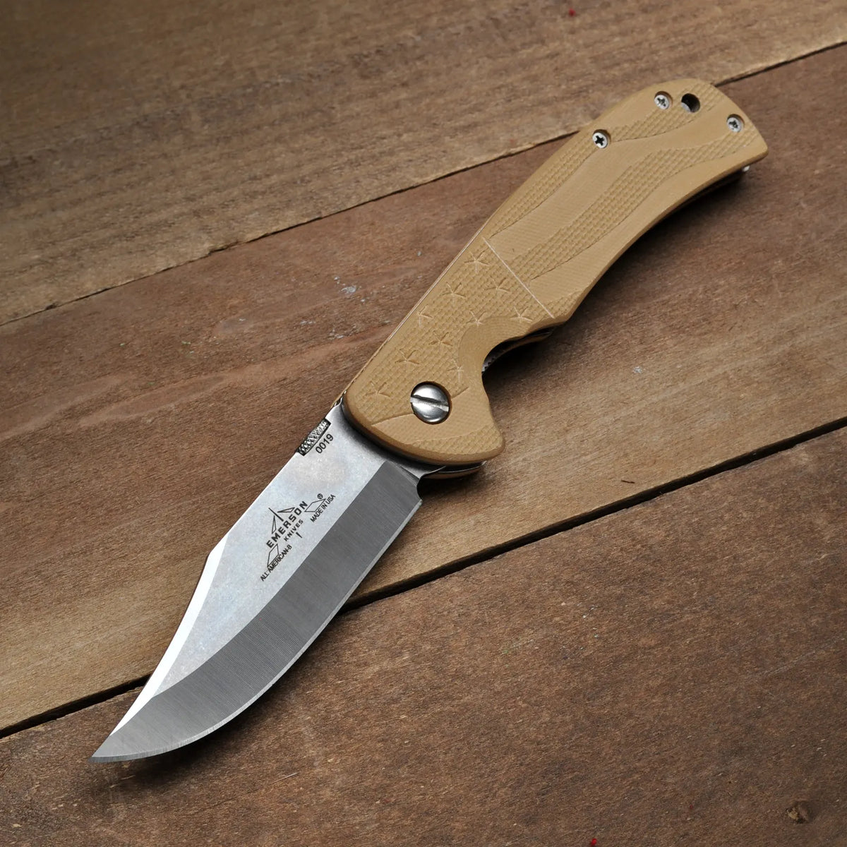 All American Bowie SF Tan Flag Handles