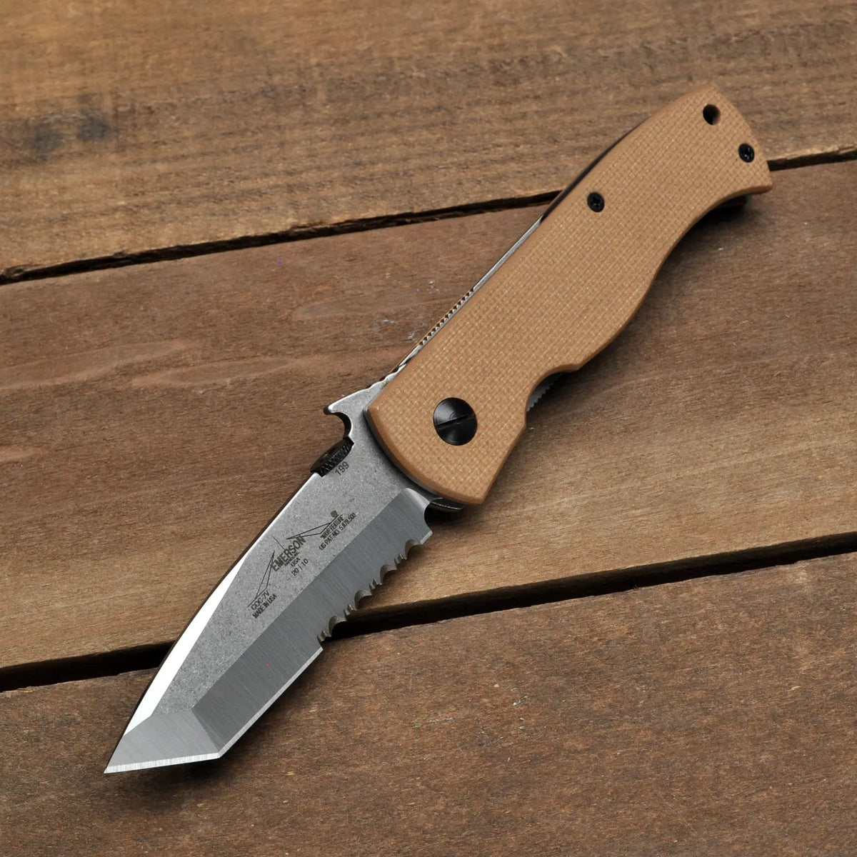 CQC-7V SFS Tan Handles Circle 2010