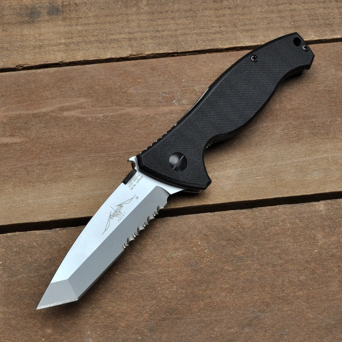 SOCFK Hard Chrome Serrated with Backspacer Circa 2001
