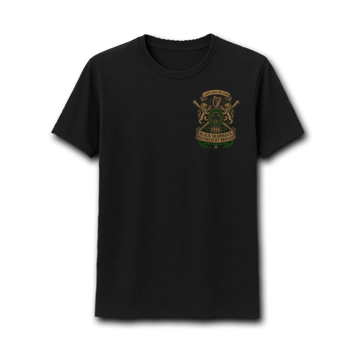 Black Shamrock Bataireacht Warrior T-Shirt