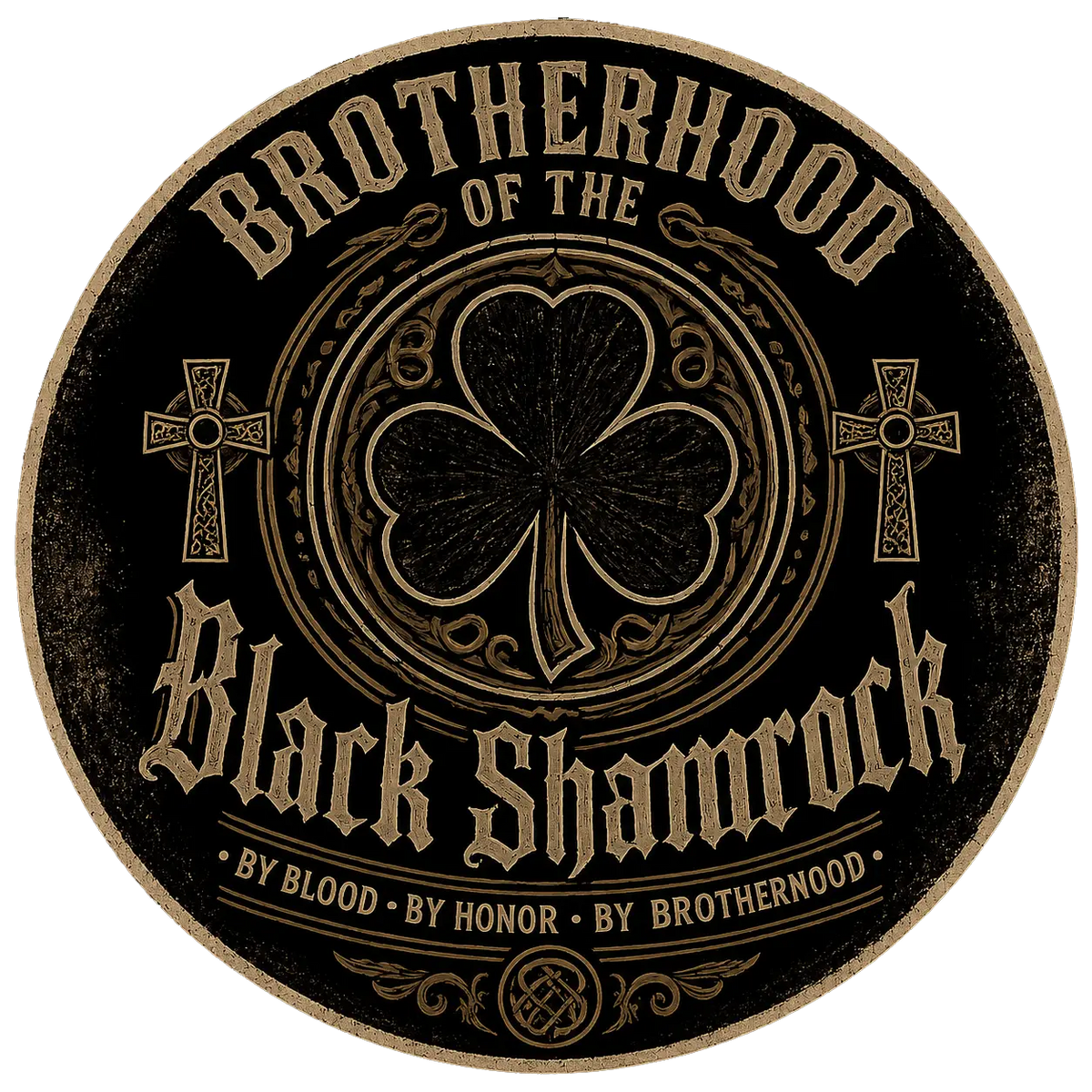 Brotherhood of the Black Shamrock Sticker