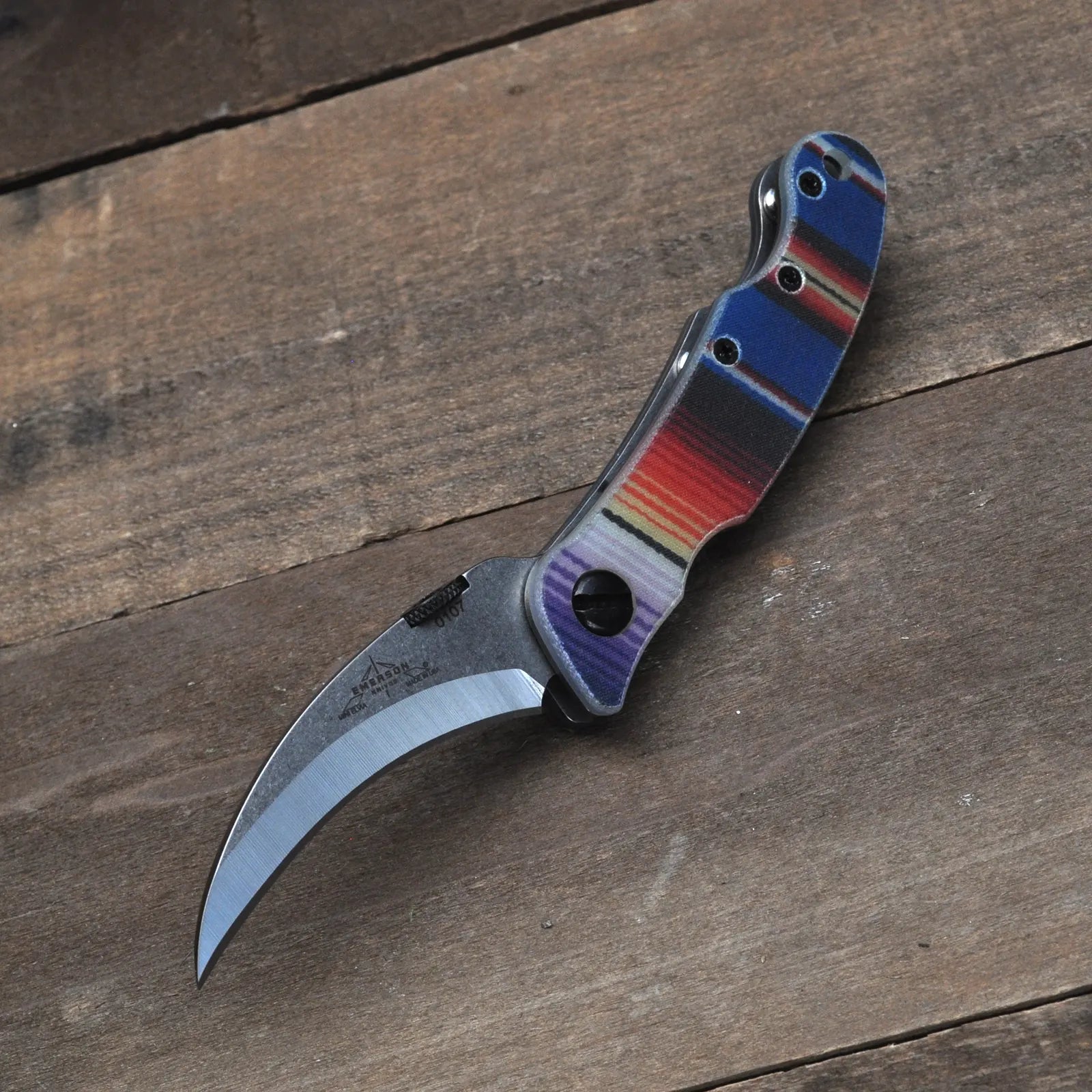 Mini Elvia Serape - Emerson Knives, Inc. Mini Elvia Serape - Emerson Knives, Inc.