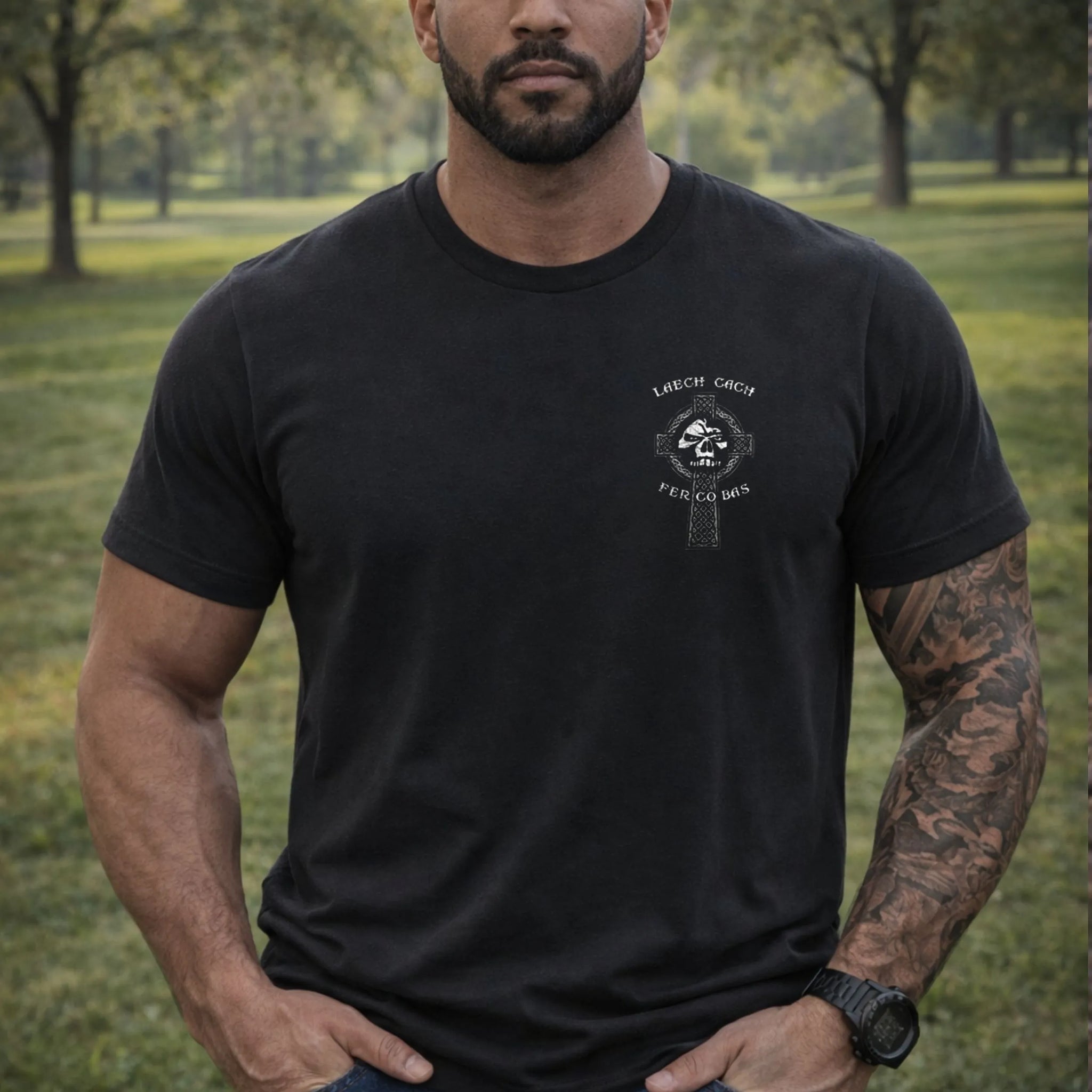Urban Backwoods Celtic Circle Uomo T-Shirt Nero Taglia S Urban Backwoods Celtic Circle Uomo T-Shirt Nero Taglia S