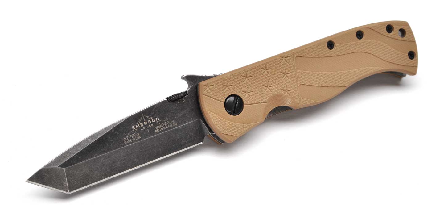 The Emerson CQC-7BW | Tactical Tanto Style Blade | 100% Made