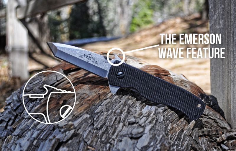 The Emerson Knives Wave Feature